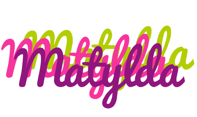 Matylda flowers logo