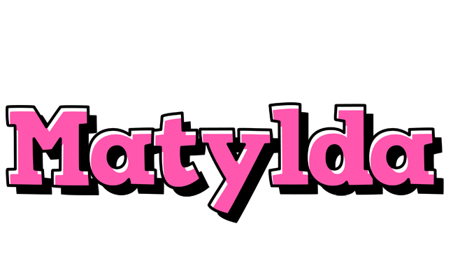 Matylda girlish logo