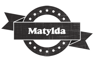 Matylda grunge logo