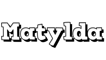 Matylda snowing logo