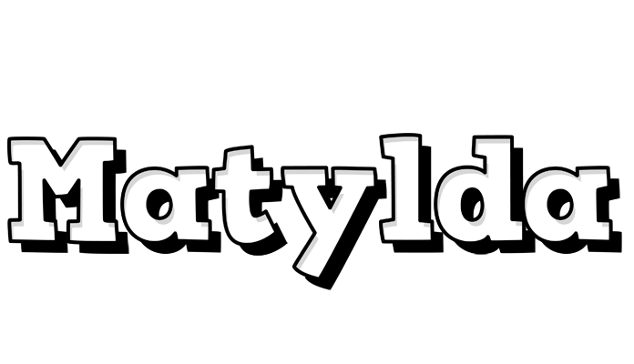 Matylda snowing logo
