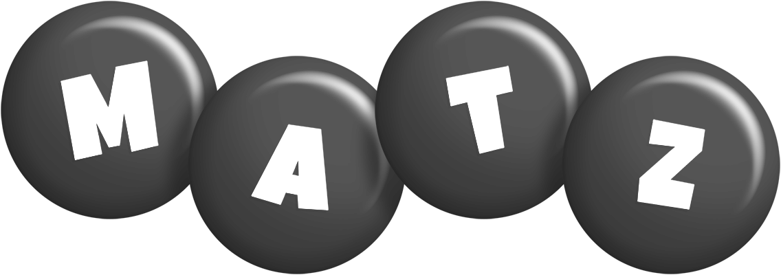 Matz candy-black logo