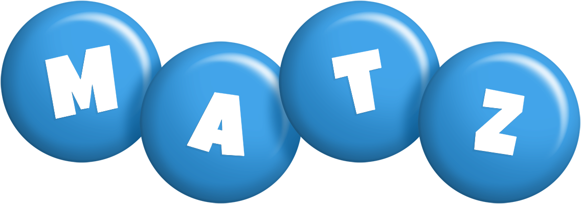 Matz candy-blue logo