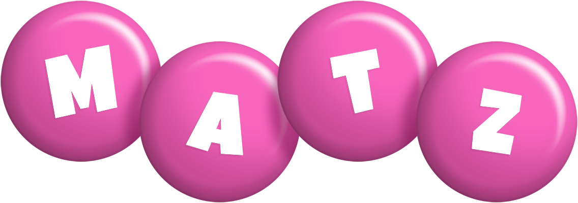Matz candy-pink logo