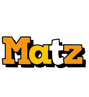 Matz cartoon logo