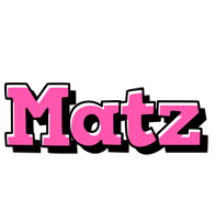 Matz girlish logo