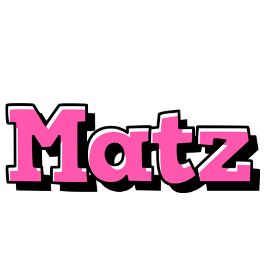 Matz girlish logo