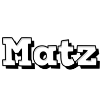 Matz snowing logo