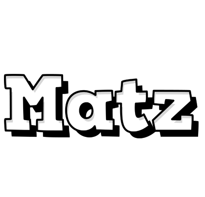 Matz snowing logo