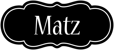 Matz welcome logo