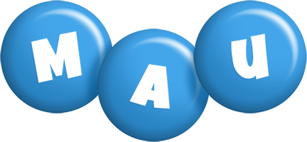 Mau candy-blue logo