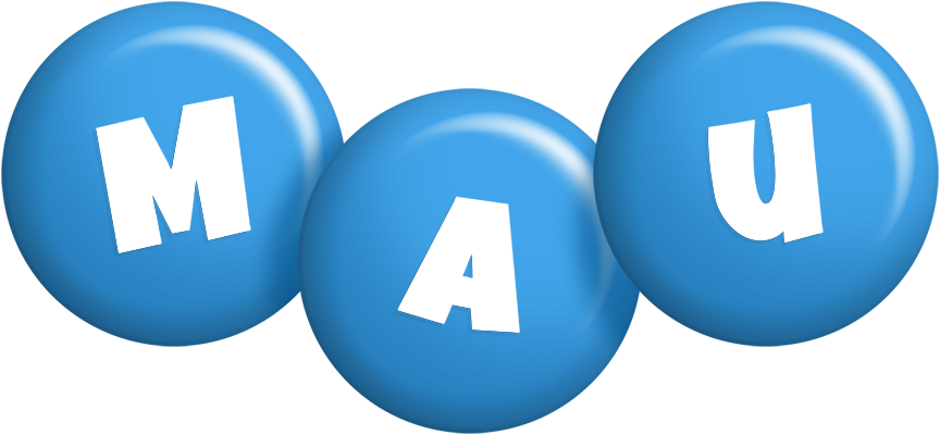 Mau candy-blue logo