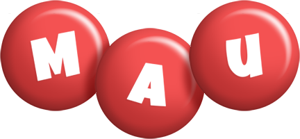 Mau candy-red logo