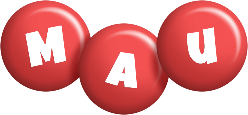 Mau candy-red logo