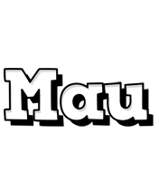 Mau snowing logo