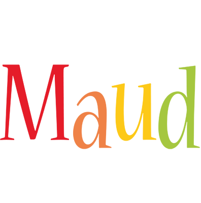 Maud birthday logo