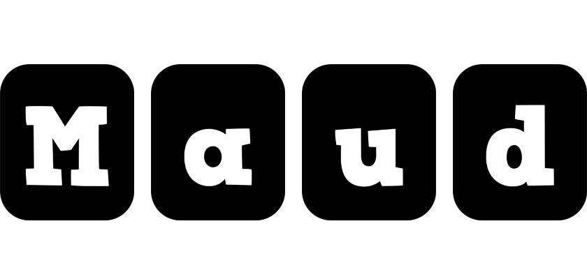 Maud box logo
