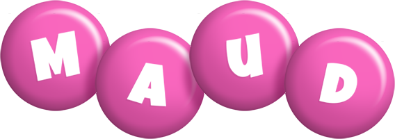 Maud candy-pink logo
