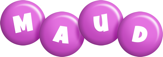 Maud candy-purple logo