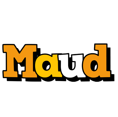 Maud cartoon logo