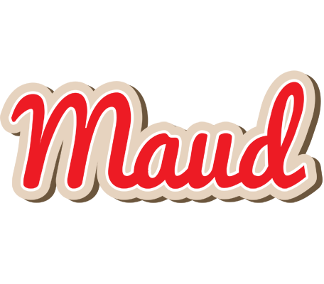 Maud chocolate logo