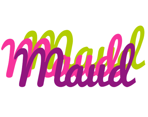 Maud flowers logo