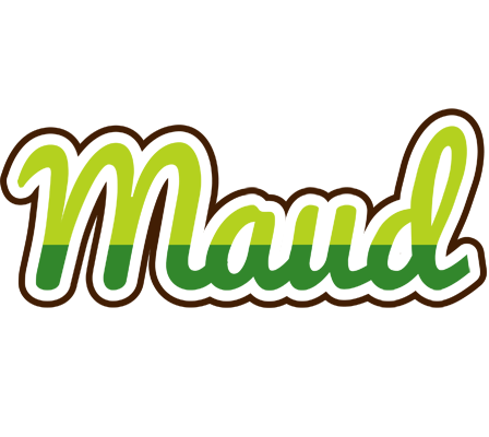 Maud golfing logo
