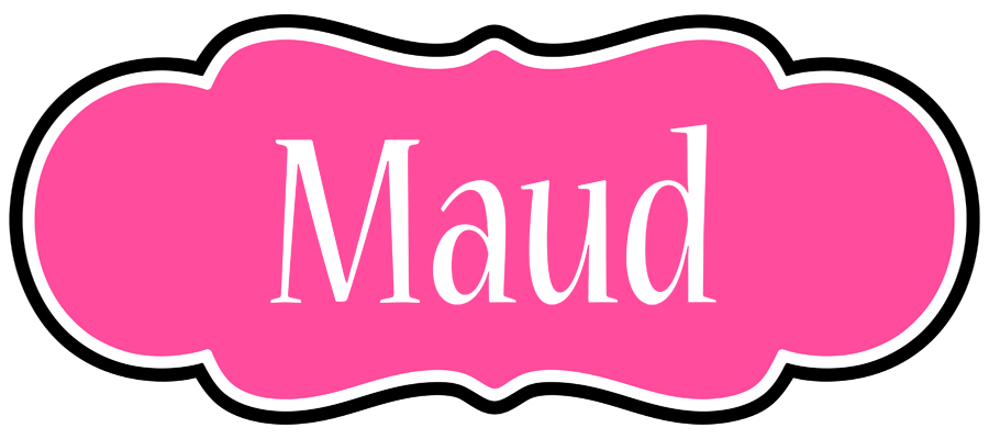 Maud invitation logo