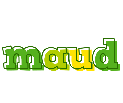 Maud juice logo