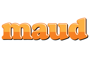 Maud orange logo