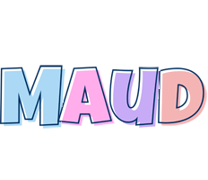 Maud pastel logo