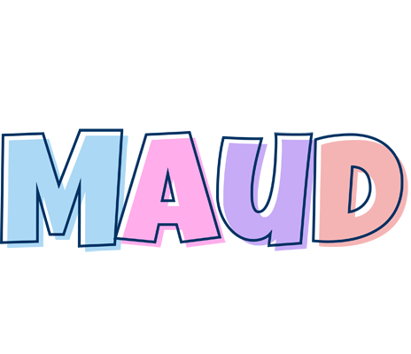 Maud pastel logo