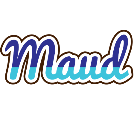 Maud raining logo