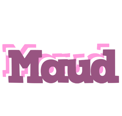 Maud relaxing logo