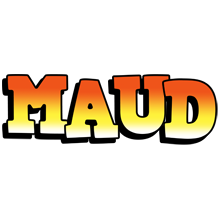 Maud sunset logo
