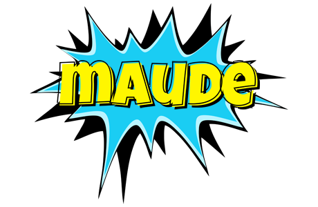 Maude amazing logo