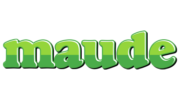 Maude apple logo