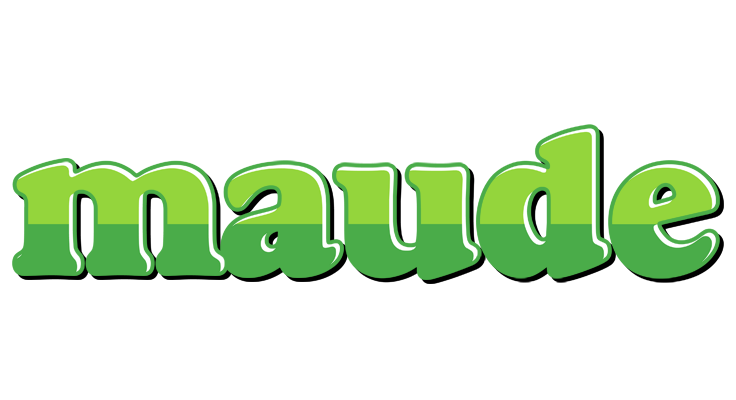 Maude apple logo