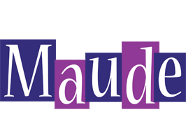 Maude autumn logo