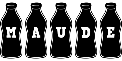 Maude bottle logo