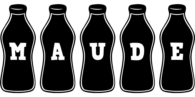 Maude bottle logo