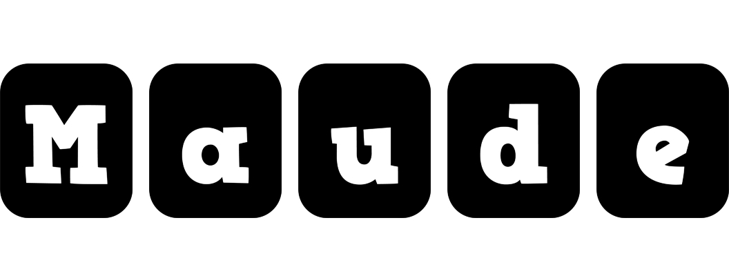 Maude box logo