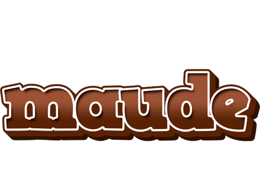 Maude brownie logo