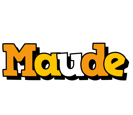 Maude cartoon logo