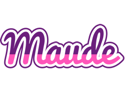 Maude cheerful logo