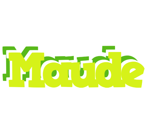 Maude citrus logo