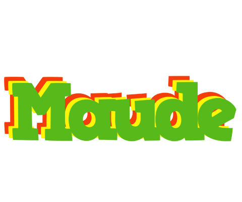 Maude crocodile logo