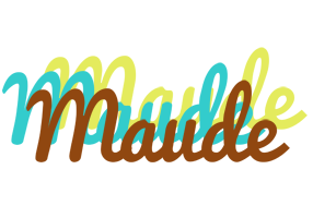 Maude cupcake logo