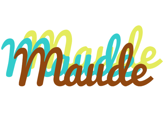 Maude cupcake logo