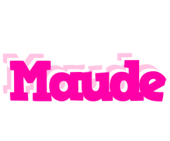 Maude dancing logo